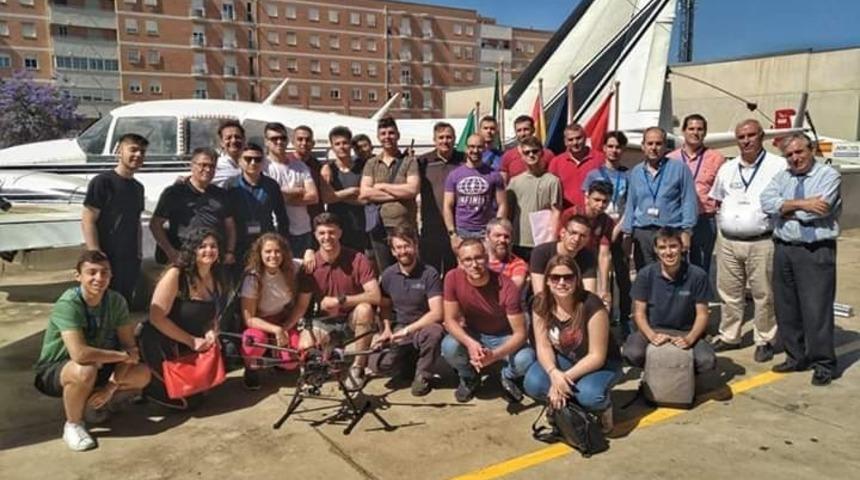 &Ouml;ğrenciler, İspanya&rsquo;da dron eğitimi aldı