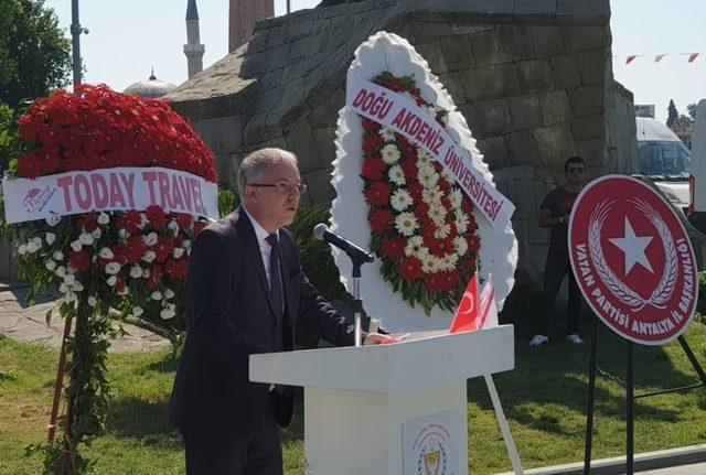 Antalya’da, KKTC’nin Barış ve Özgürlük Bayramı kutlandı