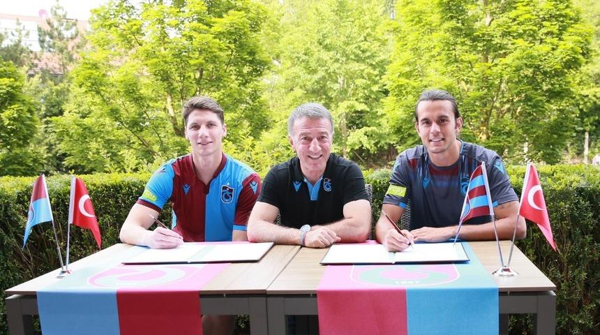 Trabzonspor’da Campi ve Erce için imza töreni düzenlendi