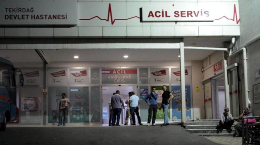 Hastane acili dolup taştı! Tekirdağ'da 45 kişi yediği dönerden zehirlendi!