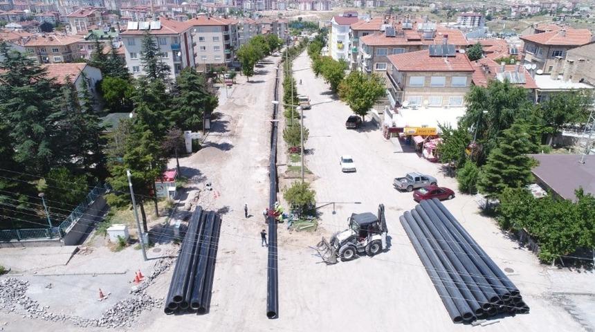 Nevşehir Belediyesi&rsquo;nden Mustafa Parmaksız caddesine dev yatırım