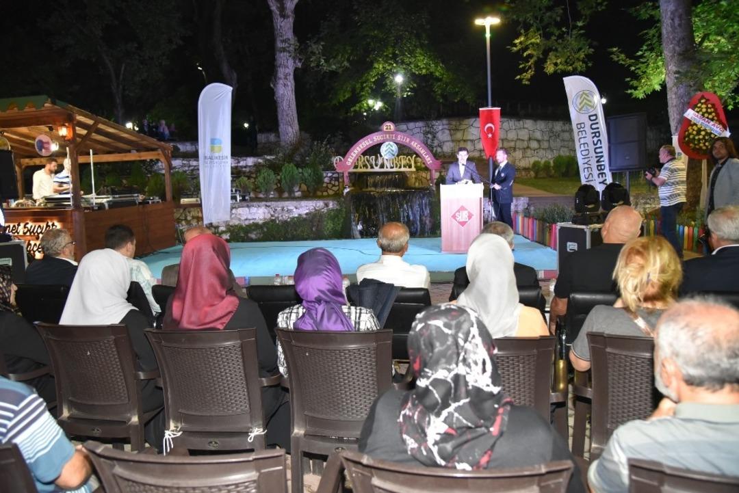 Dursunbey&rsquo;de şiirli akşam