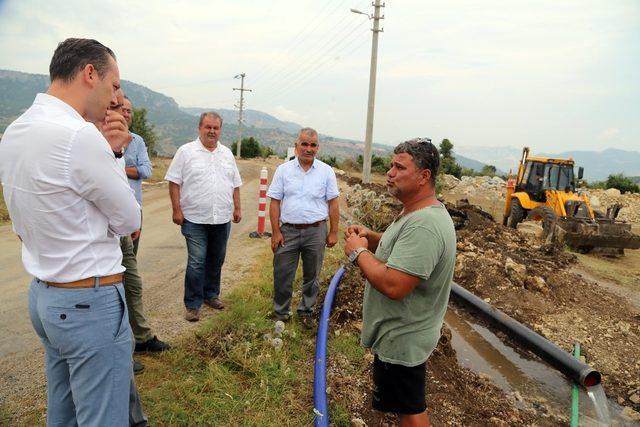 Kepirli Mahallesi’nin içmesuyu sorunu Kurban Bayramı öncesi çözülüyor