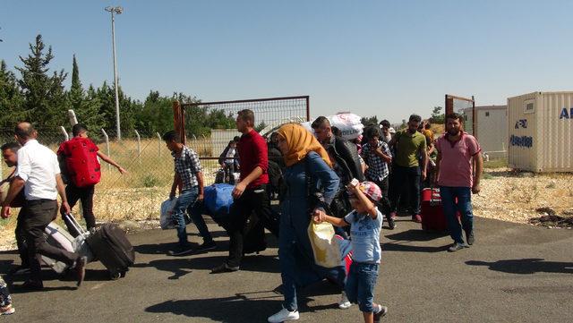 Suriyelilerin Kurban Bayramı geçişi başladı