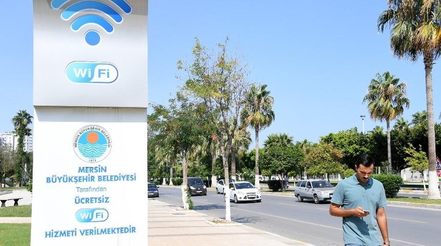 B&uuml;y&uuml;kşehir Belediyesi&rsquo;nden sahil boyu &uuml;cretsiz internet hizmeti