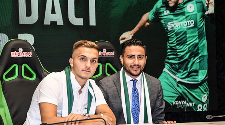 Konyaspor'da Erdon Daci'nin sözleşmesi 3 yıl daha uzatıldı
