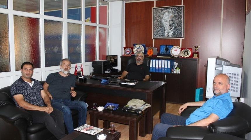 Spor yazarlarından EGC&rsquo;ye ziyaret