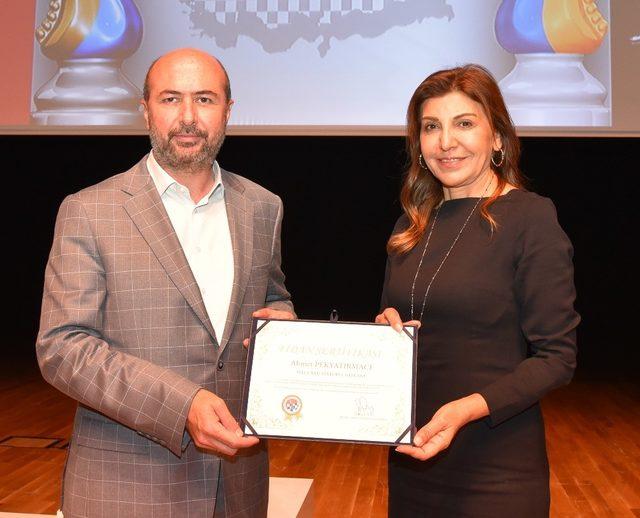 Türkiye Kulüpler Satranç Şampiyonası Finallerinin ödül töreni yapıldı