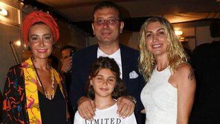 Zülfü Livaneli konserine gelen ünlüler Ekrem İmamoğlu ile fotoğraf çektirdi