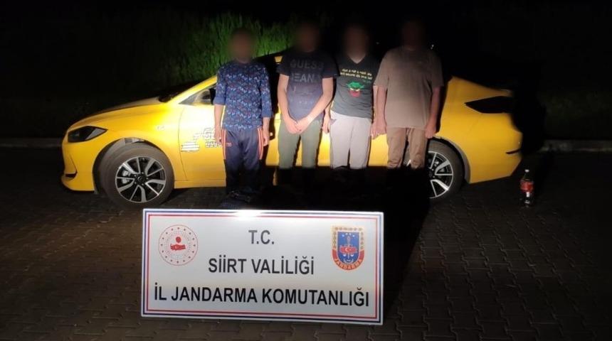 Siirt&rsquo;te Afganistan uyruklu 4 d&uuml;zensiz g&ouml;&ccedil;men yakalandı