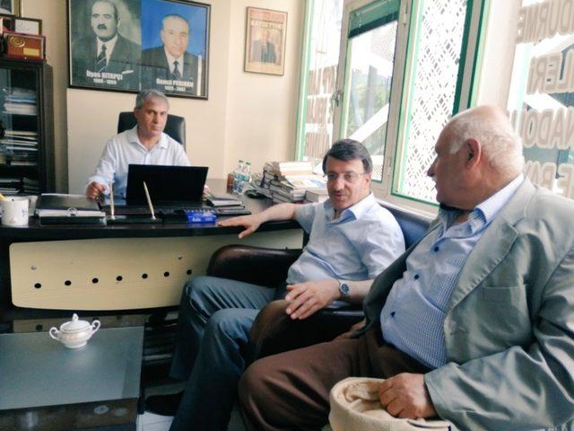 Türkmenoğlu’ndan 82 yaşına ulaşan Vansesi Gazetesi’ne tebrik ziyareti