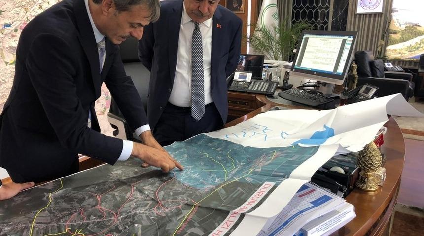 Başkan Alemdar DSİ Genel M&uuml;d&uuml;r&uuml; Aydın&rsquo;la g&ouml;r&uuml;şt&uuml;