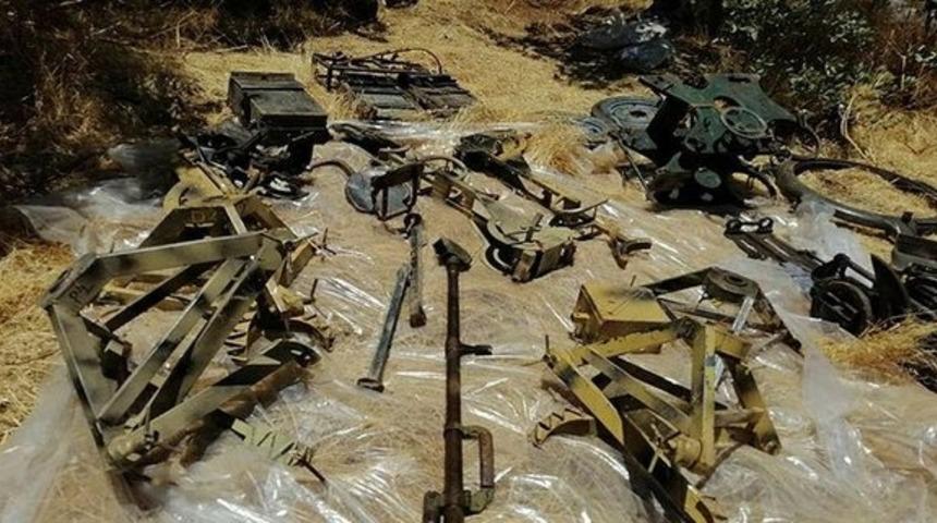 Ter&ouml;ristlere ait toprağa g&ouml;m&uuml;l&uuml; m&uuml;himmat bulundu