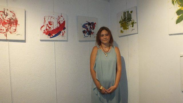 Kaş’ta soyut resim sergisi