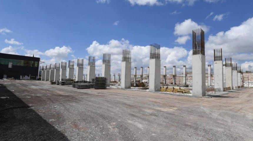Kayseri OSB Uluslararası Fuar ve Kongre Merkezi İkinci Etap İnşaat &Ccedil;alışmaları Devam Ediyor