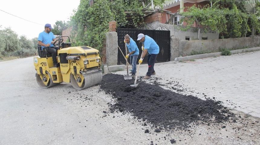 Sungurlu Belediyesinde yol mesaisi