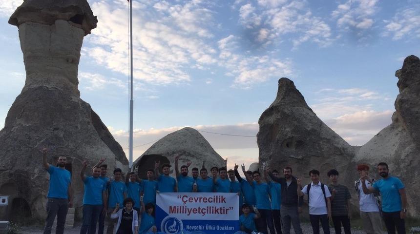 Nevşehir &Uuml;lk&uuml; Ocakları, Kapadokya&rsquo;da temizlik kampanyası başlattı