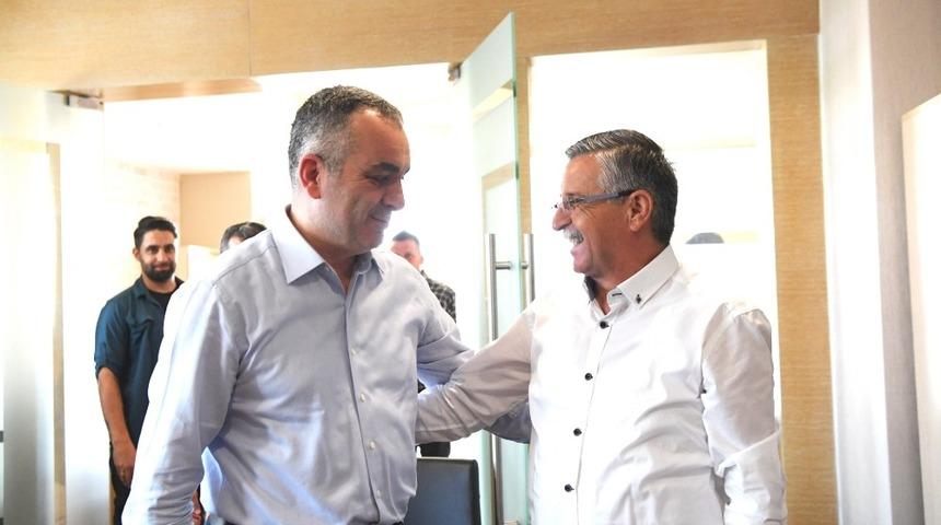 Başkan Esen, Necati Topaloğlu&rsquo;nu ağırladı