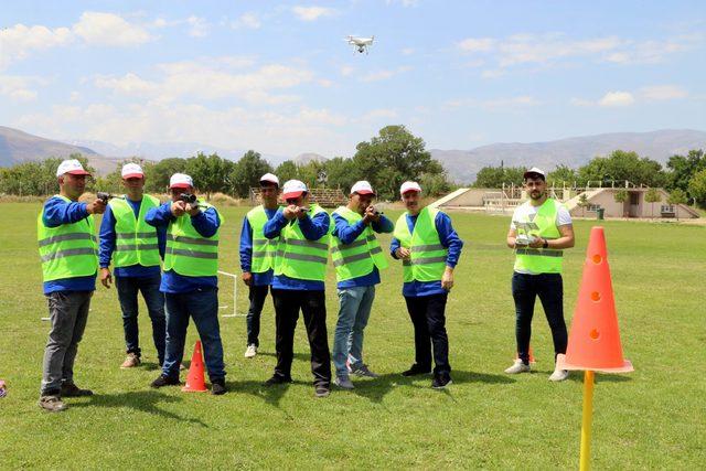 Erzincan'da atlı, ATV ve drone'lu kurban yakalama timi