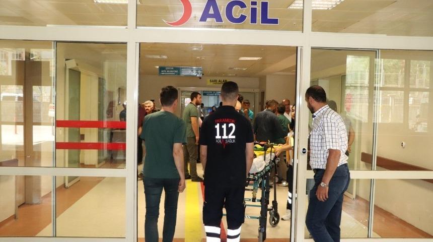 Traktörden düşen kadın ağır yaralandı