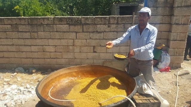 Yavuzeli İlçesinde Hedik Yapımına Başlandı