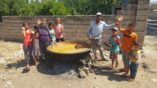 Yavuzeli İlçesinde Hedik Yapımına Başlandı