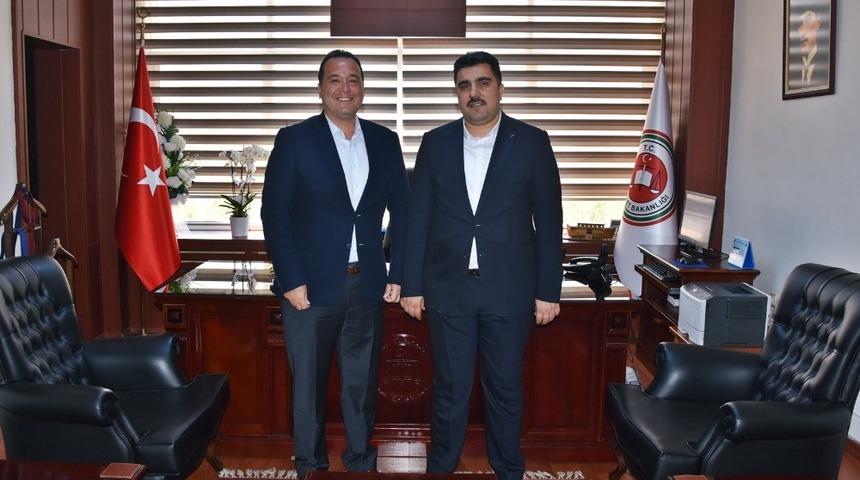 Başkan Dutlulu&rsquo;dan yeni başsavcıya ziyaret