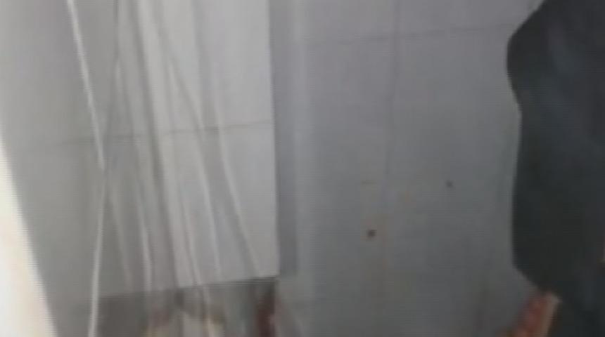 Mahsur kalan yavru kedi, itfaiyenin operasyonuyla kurtarıldı