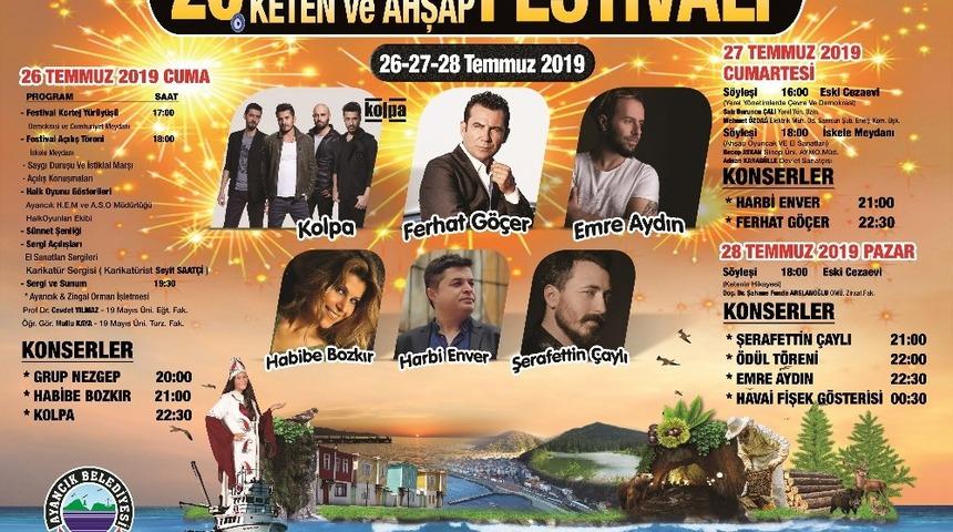 Ayancık festivale hazır