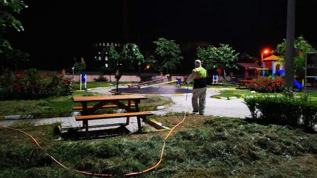 Ergene Belediyesinden ilçe genelinde ilaçlama