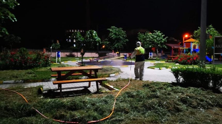 Ergene Belediyesinden ilçe genelinde ilaçlama