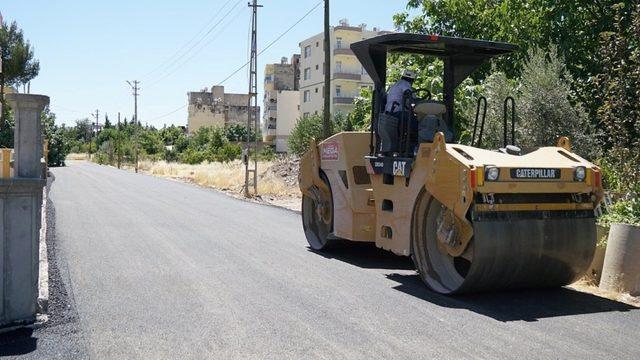 Yunus Emre Mahallesinde asfalt çalışması