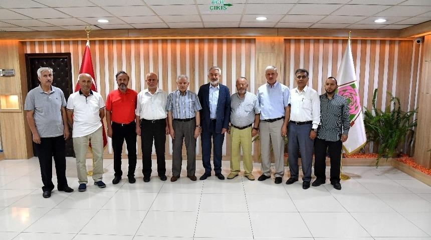 Esnaf ve cami cemaatinden Başkan Başdeğirmen’e ziyaret