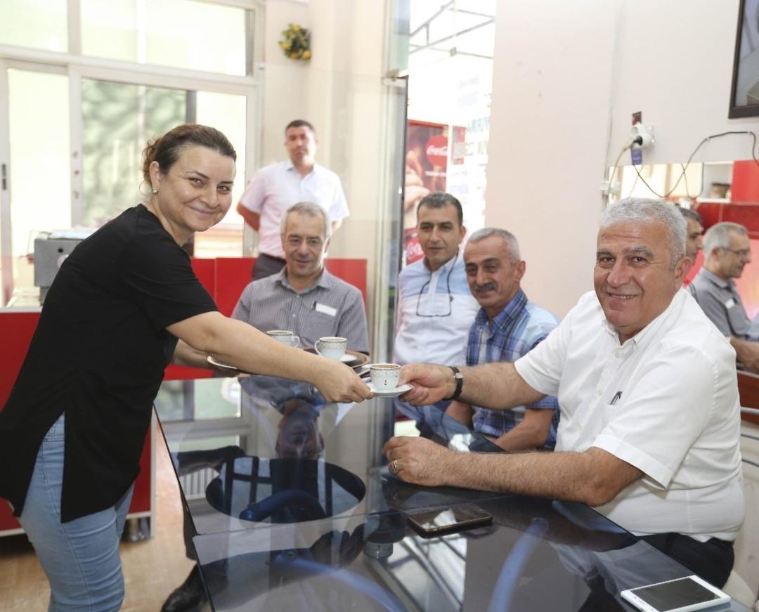 Başkan Atay ESKO esnafı ile buluştu