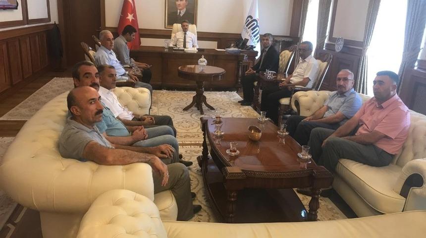 İnce, şoför esnafının sorunlarını Vali’ye anlattı