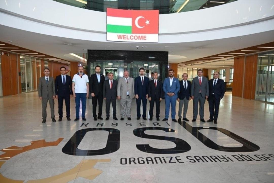 Macaristan  B&uuml;y&uuml;kel&ccedil;isi Viktor Matis Kayseri OSB&rsquo;ni Ziyaret Etti