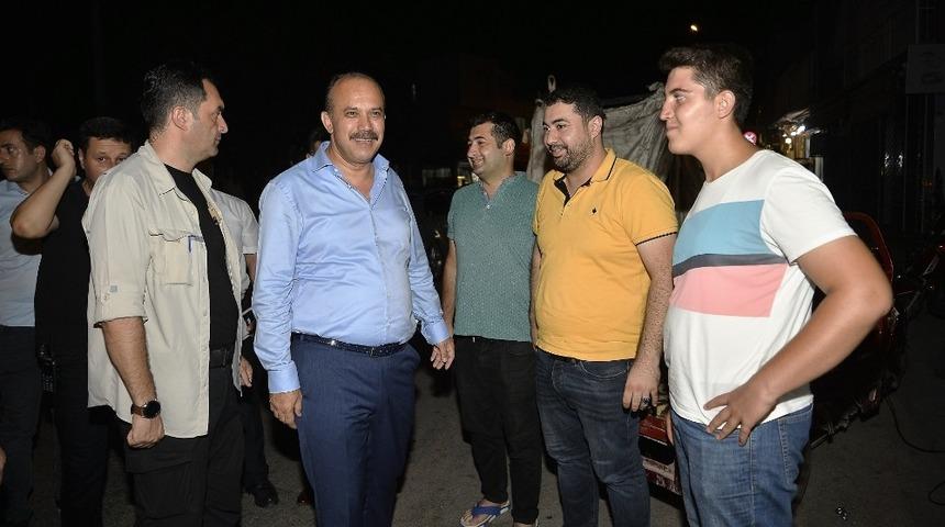 Emniyet M&uuml;d&uuml;r&uuml; Aktaş, uygulama noktasını denetledi