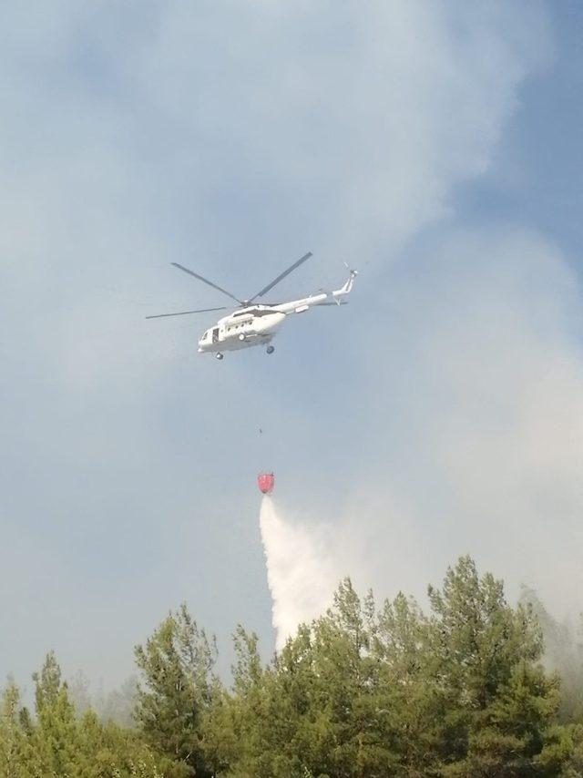Kumluca’daki orman yangını söndürüldü