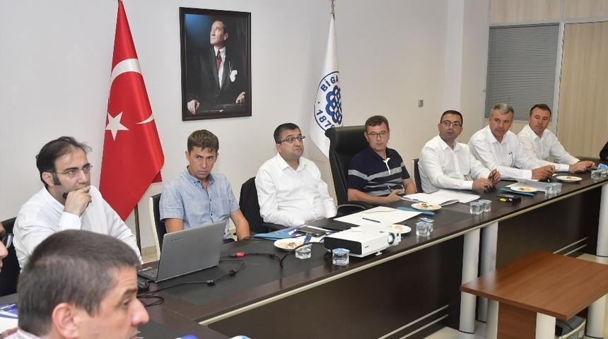 Biga Belediyesinde Bİ&Ccedil;AY toplantısı