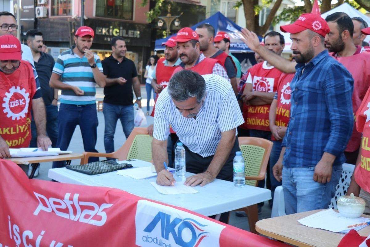 Nakliyat İş Sendikası Genel Başkanı: "Anayasa ile sendikalaşma g&uuml;vence altına alınmıştır&rdquo;