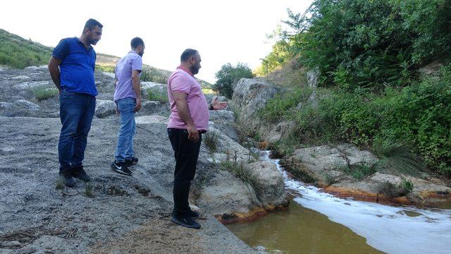 Dilovası Eynerce Deresi'nde kimyasal atık şüphesi