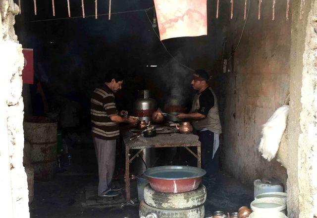 60 derece sıcaklıkta 50 yıldır bakır kalaylıyor