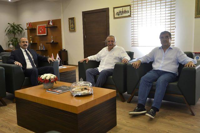 Mehmet Ağar, Emniyet Müdürü Aktaş’ı ziyaret etti
