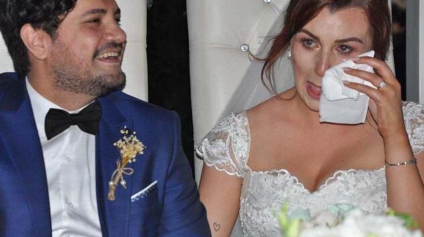 İngiliz gelin düğünde gözyaşlarını tutamadı