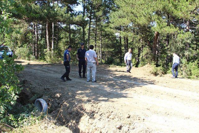 Dumlupınar’da Kızılcaköy Gölet yolu alt yapı çalışmaları tamamlandı