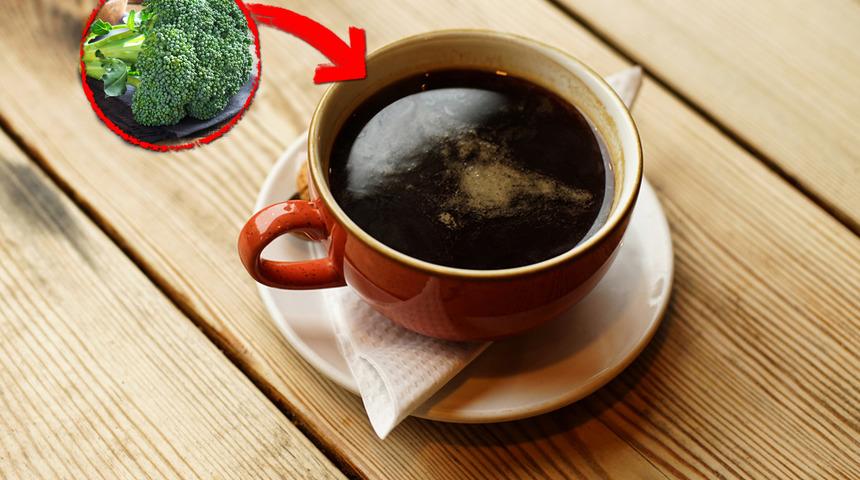 Bunu da duymadık demeyiz! Yeni trend brokolili kahve