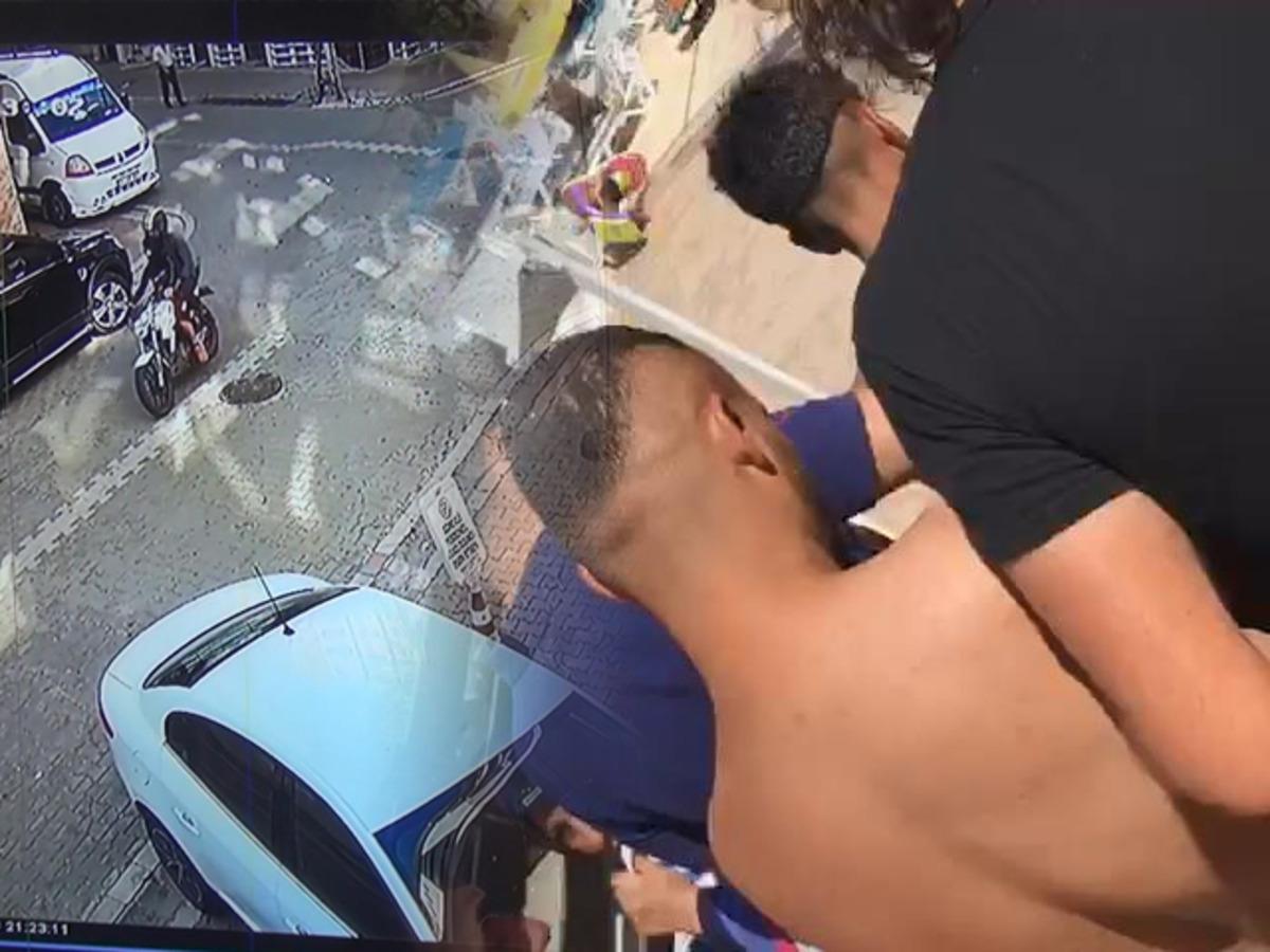 Motosikletli kapka&ccedil; &ccedil;etesi havuz başında yakalandı