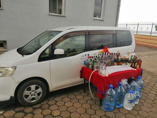 Fatsa&rsquo;da ka&ccedil;ak i&ccedil;ki &uuml;retimine baskın: 2 yabancıya g&ouml;zaltı 1