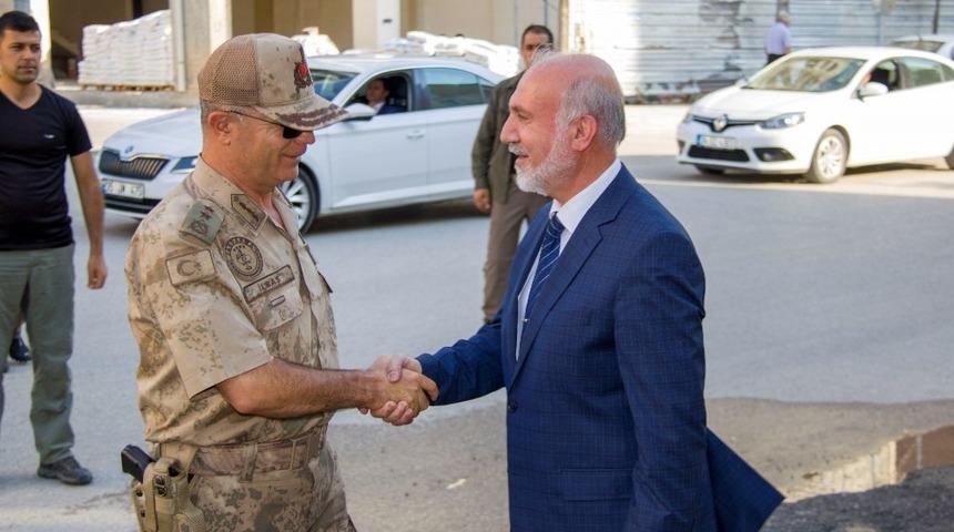 İlbaş paşadan, m&uuml;ft&uuml; Keskin&rsquo;e hayırlı olsun ziyareti