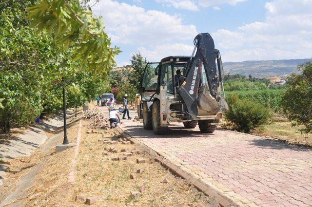 Tabiat parkında çalışmalar devam ediyor